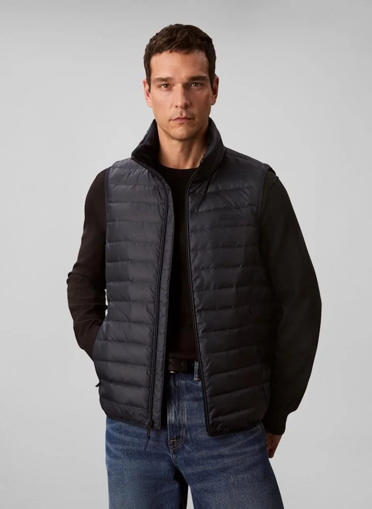 CALVIN KLEIN Sleeveless Puffer Vest Jacket