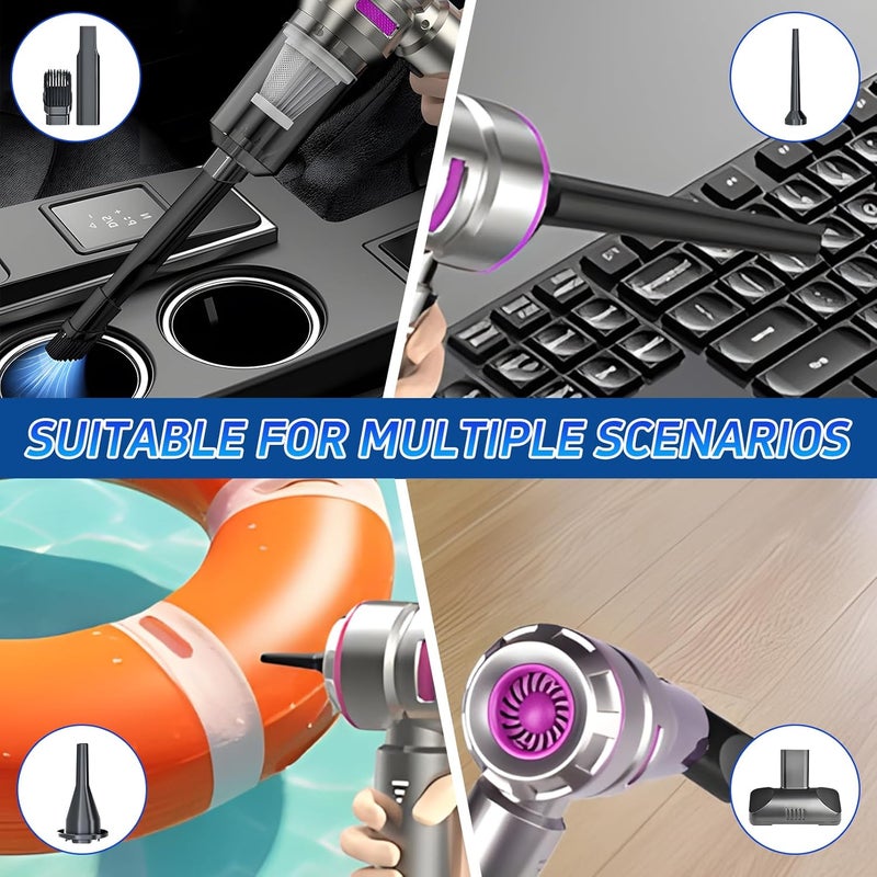 Higoom Handheld Vacuum Cleaner - 19000Pa Powerful Cordless Mini Vacuum with Brushless Motor - Image 4