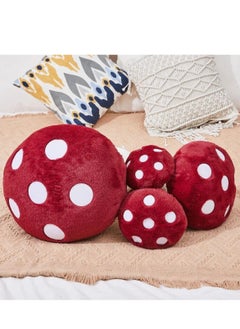 KASTWAVE Cute Mushroom Plush Pillow,  Kawaii Smile Doll, Mushroom Plushie Stuffed Animals Pillow, Toys Doll Gifts for Kids, Red 7.9 inches  - Image 4
