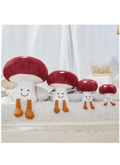 KASTWAVE Cute Mushroom Plush Pillow,  Kawaii Smile Doll, Mushroom Plushie Stuffed Animals Pillow, Toys Doll Gifts for Kids, Red 7.9 inches  - Image 5