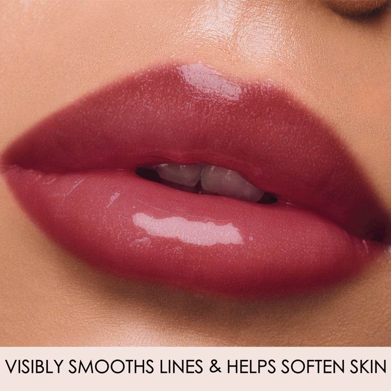 LONDONTOWN Posh, Flushed Pink, Plush Shine Lip Gloss Tube, Deep Hydrating High Shine Sheer Tint Non-Sticky Conditioning Balm - Image 3