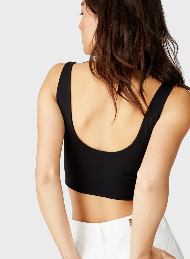 Cotton On Ash Crop Tank Top