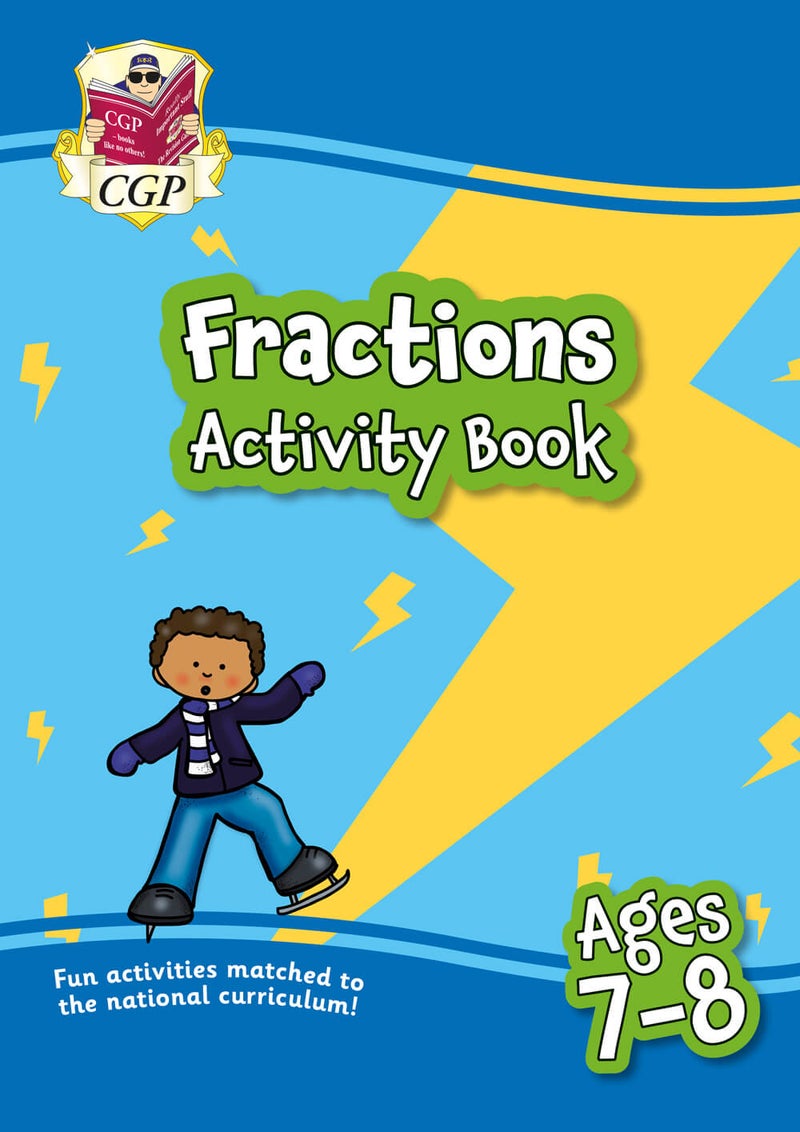Fractions Maths Activity Book for Ages 7-8 (Year 3) - Image 1