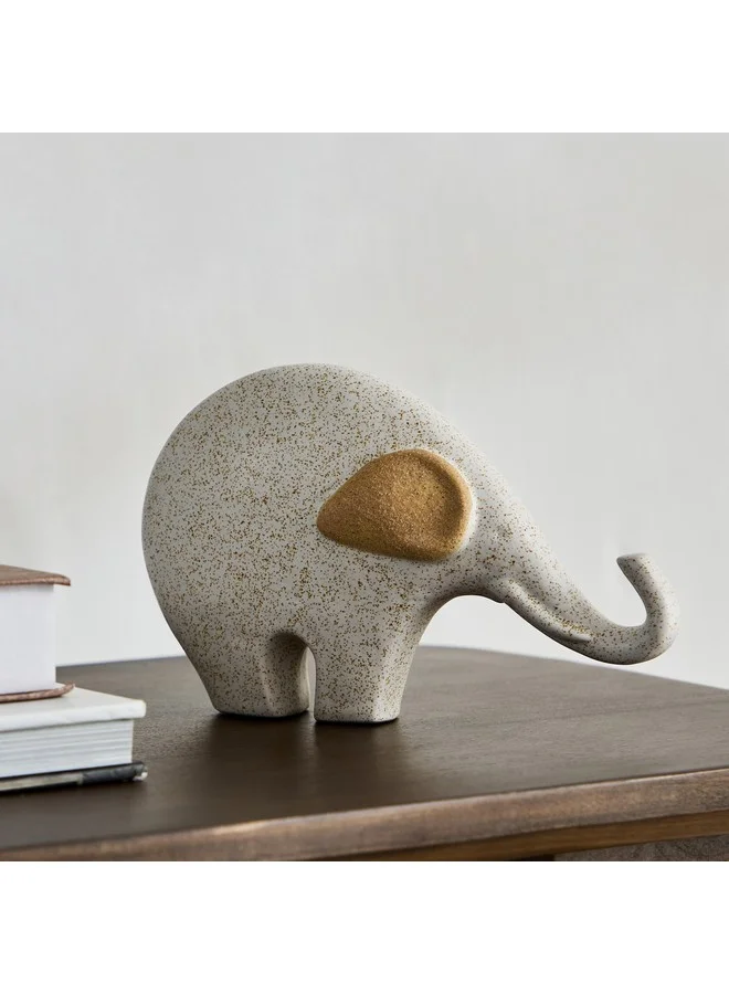 Home Box Blyth Ceramic Double Texture Elephant 20.5 x 5.2 x 12.6 cm