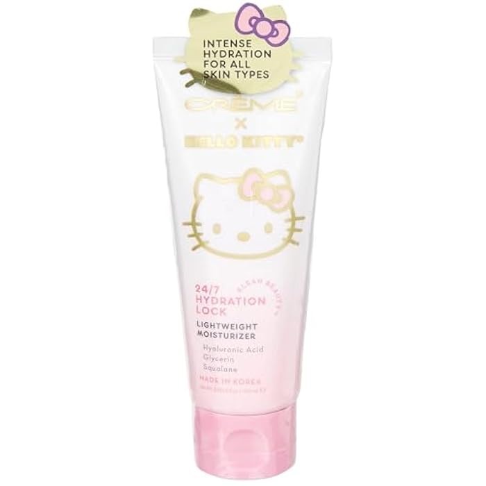 The Crème Shop x Hello Kitty Klean Beauty 24/7 Hydration Lock Lightweight Moisturizer, Ultimate Hydration, Hyaluronic Acid, Glycerin & Squalane - Image 1