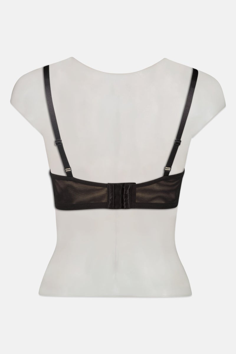 TRIUMPH Women Textured Padded Bra, Black - Image 2