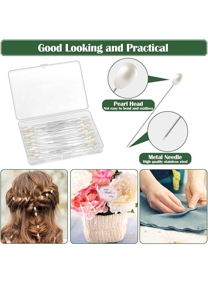Floral Arrangement Kit with Green Tape and Wire, Boutonniere Flower pin, Wire Cutter for Wreath Making Supplies  - Image 5