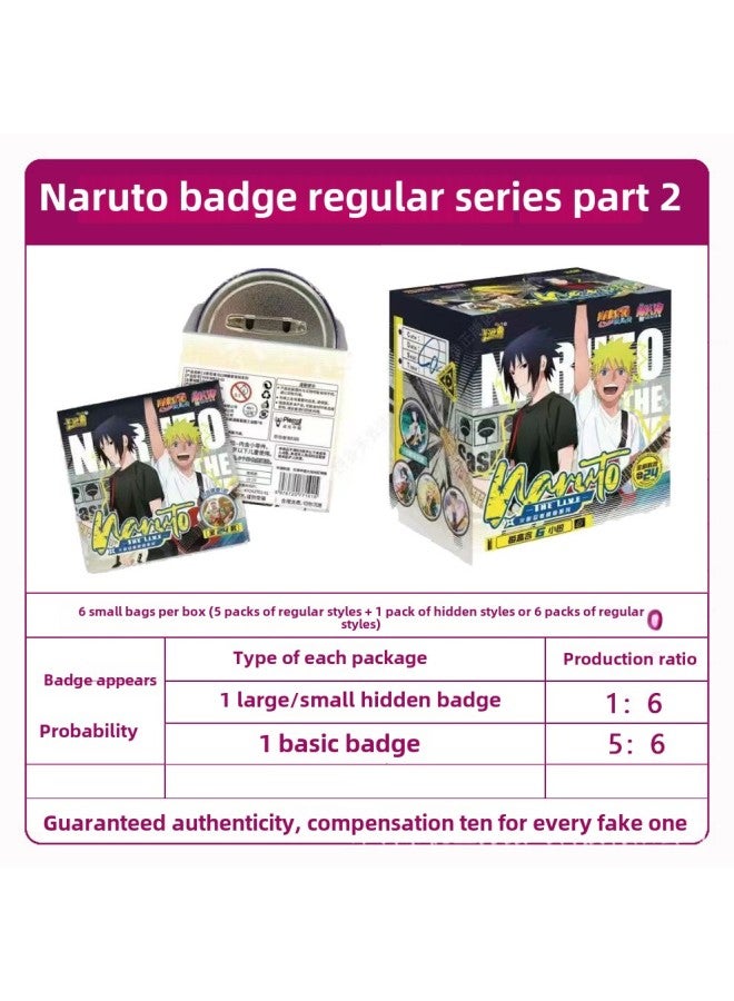 Authentic Ultraman Card Game Cards Touro Continent Naruto Shippuden Cards Table Game Toys Fast Delivery-Color:15 Yuan Badge Series-Naruto Box 6 - Image 1
