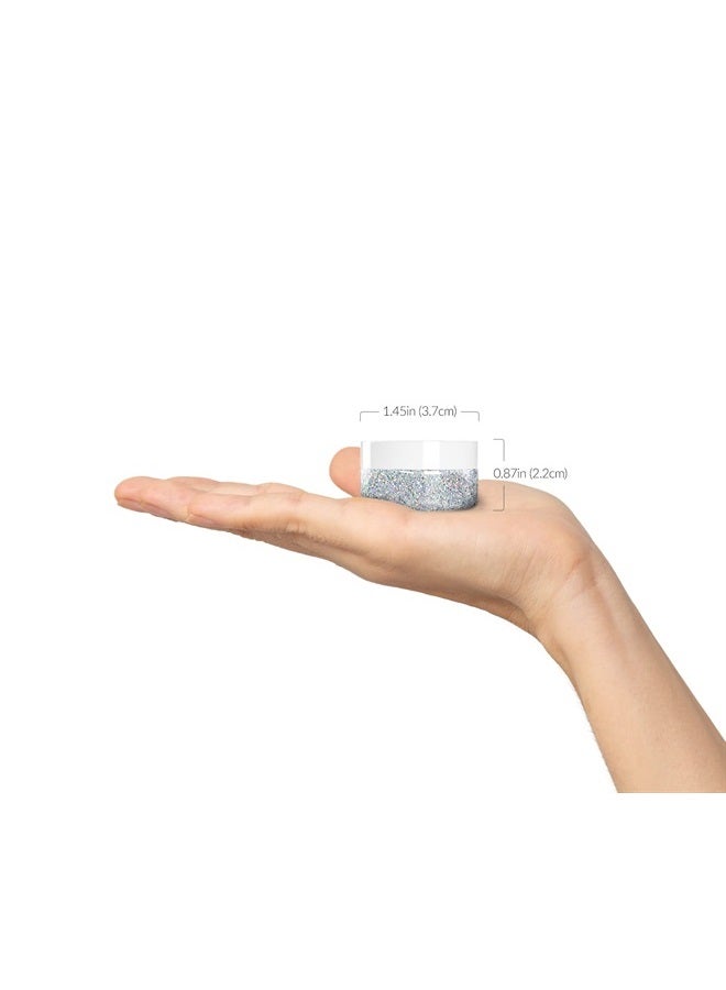 MARBLERS Holographic Face & Body Glitter [Holo Teal] 0.18oz (5g) | Fine | Non-Toxic | Vegan | Cruelty-Free | Ethically Sourced | Festival Makeup | Eye, Hair, Nail, Eyeshadow | Cosmetic Grade - Image 3
