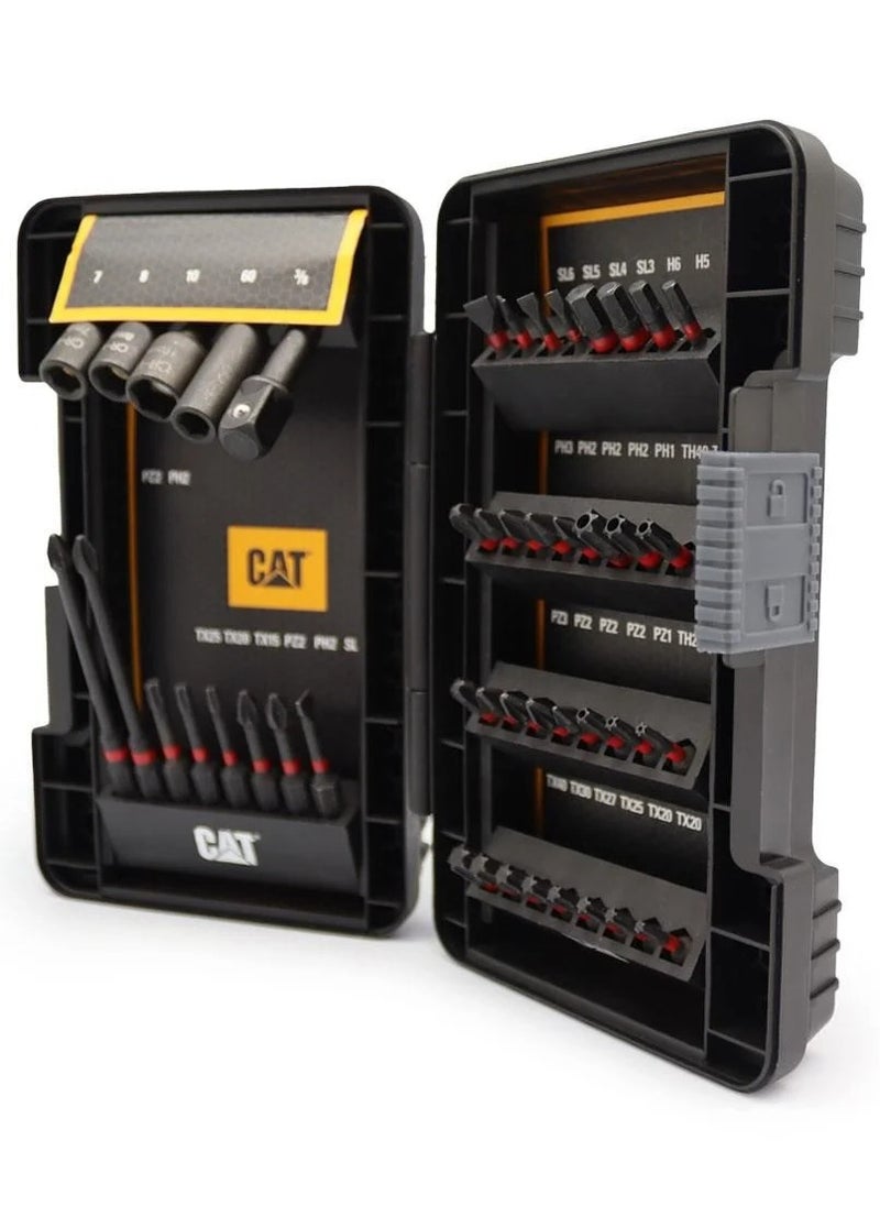 كاتربلر - CAT DA01902 طقم لقم مفك مختلط 45 قطعة - Image 1