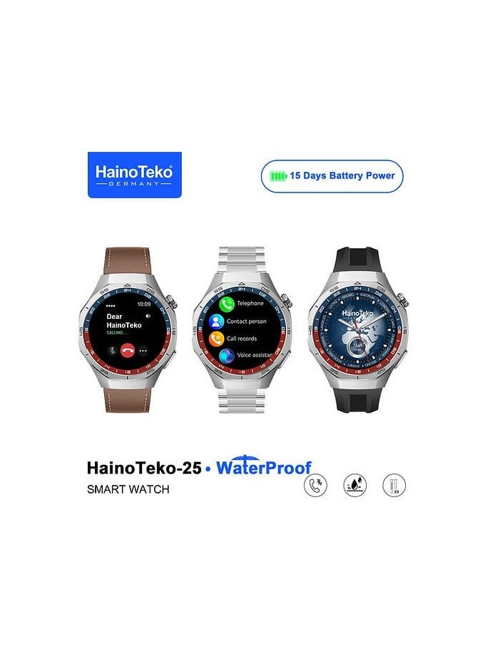 HAINOTEKO-25 AMOLED Display, 15 Days Battery, and Premium Waterproof Build—The Ultimate Companion for an Active Lifestyle - Image 1