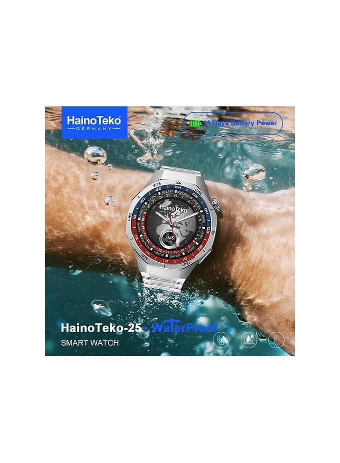 HAINOTEKO-25 AMOLED Display, 15 Days Battery, and Premium Waterproof Build—The Ultimate Companion for an Active Lifestyle - Image 2