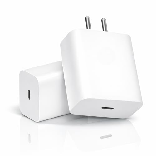 SHOQU Google 30W C-Type PPS Rapidly Power Charging Adaptor Compatible with Google 10/9/Pro/XL/Fold/9a/8/8 Pro/8a/7/7Pro/S26/S25Fe/3a Lite/15/15R/Tab/Slate - Support Other USB-C 30 W Quick Charging, White - Image 1