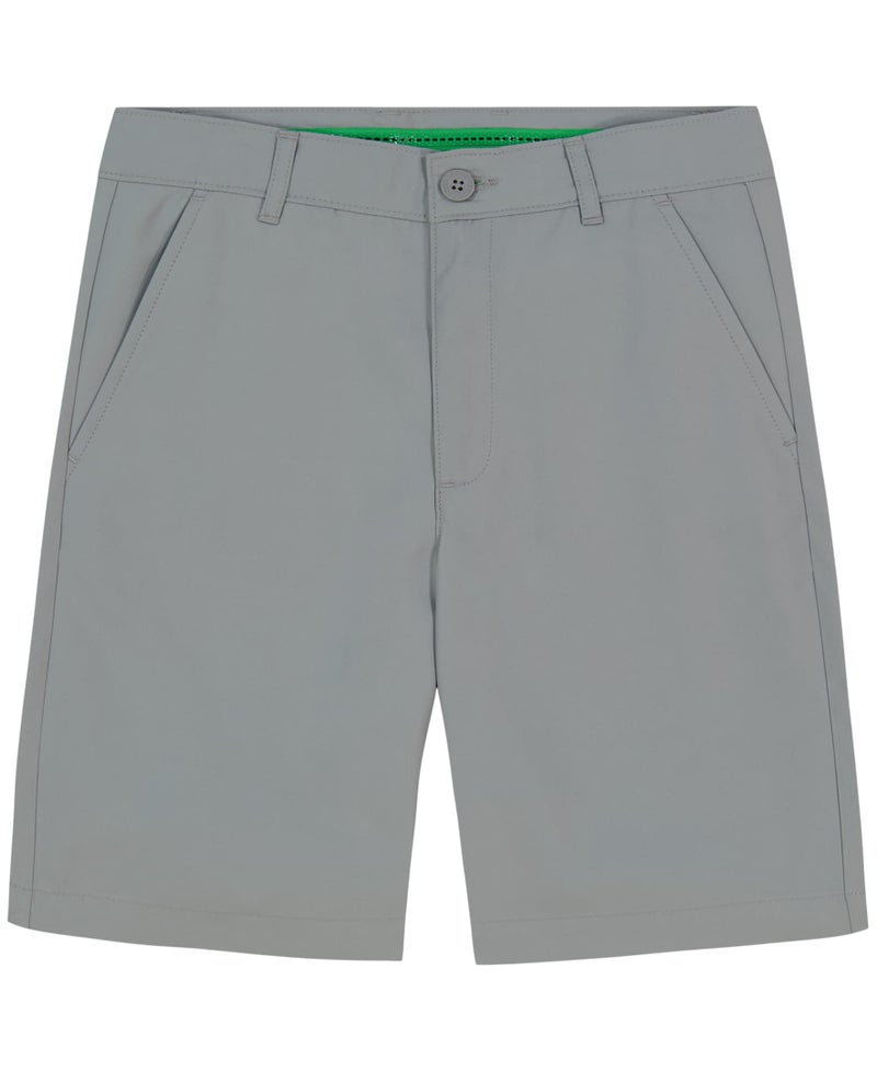 Izod Boys Performance Swingflex Stretch Straight Fit Golf Shorts, Monument, 10 US - Image 1
