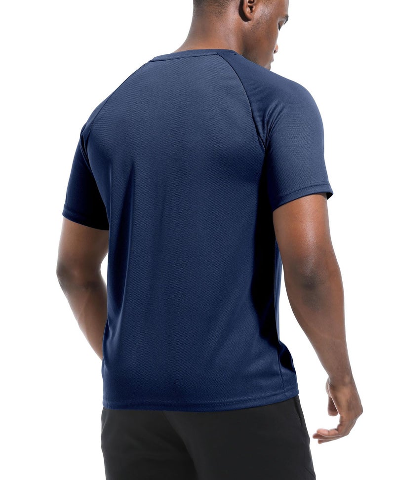 Boyzn Men's 5 Pack Dry Fit Workout Running Shirts Moisture Wicking Short Sleeve Mesh Athletic T-Shirts 5P04-XL - Image 5