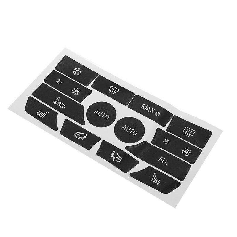 Mactoom AC Climate Control Button Repair Stickers Compatible with BMW 5 2009-2015 Series E60 F10 Replacement Decal Stickers - Image 3