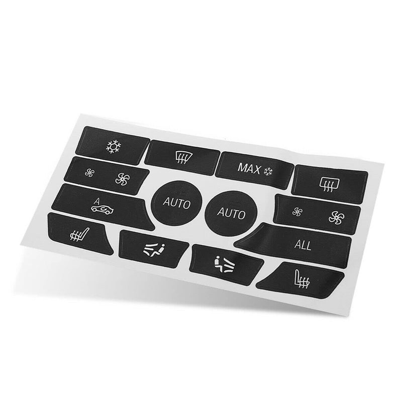 Mactoom AC Climate Control Button Repair Stickers Compatible with BMW 5 2009-2015 Series E60 F10 Replacement Decal Stickers - Image 4