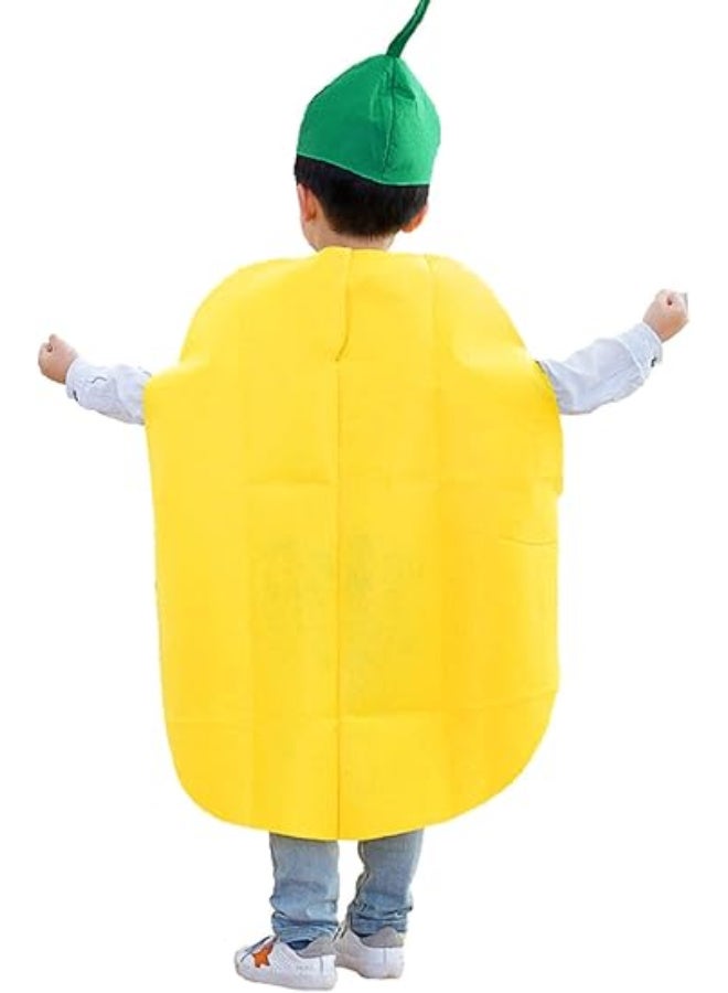 HI-FINE Unisex Halloween Costume Dress Set Fruits Costume Suit with Hat - Image 4