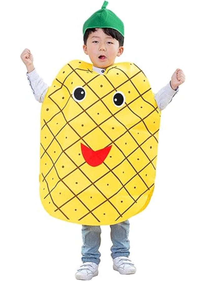 HI-FINE Unisex Halloween Costume Dress Set Fruits Costume Suit with Hat - Image 1