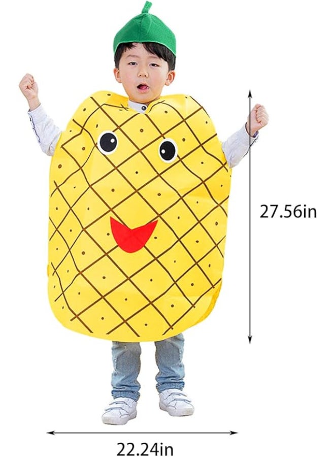 HI-FINE Unisex Halloween Costume Dress Set Fruits Costume Suit with Hat - Image 2