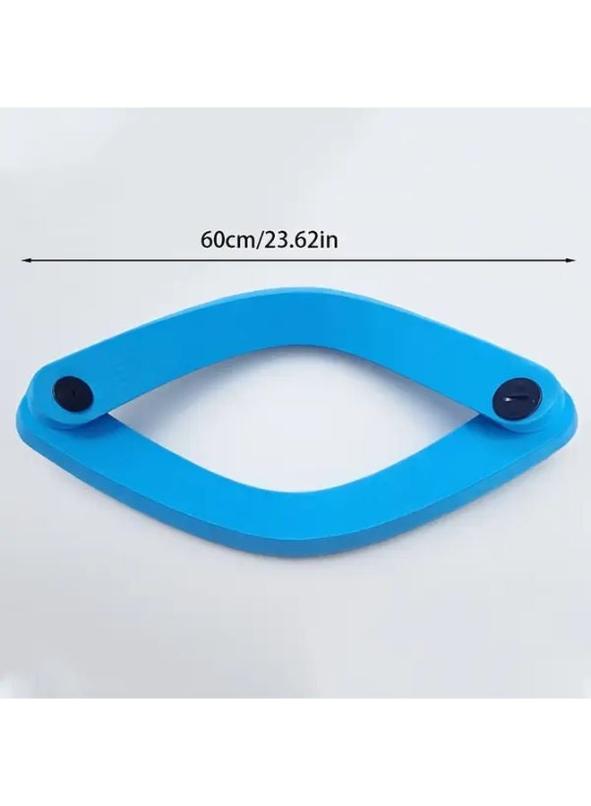 Blue Foldable Water Recliner Adult Pool Beach Floating Lounger Chair Stable - Image 5