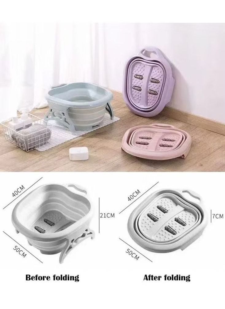 Dream Zone - Portable Foldable Foot Bath with Massage Rollers - Image 1