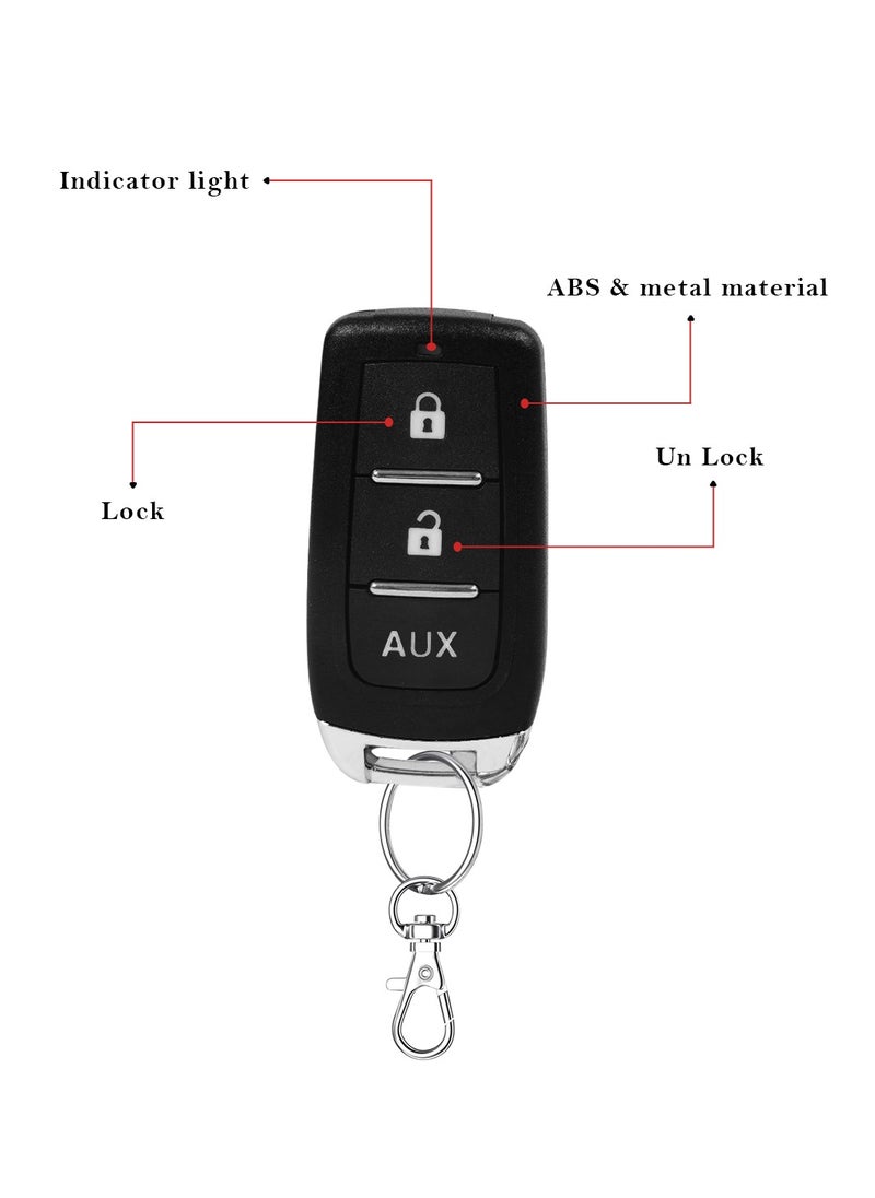 3XR 3XR Universal Remote Keyless Entry System with Central Door Locking, Trunk Release, and Remote Car Locator 7054  - Image 3