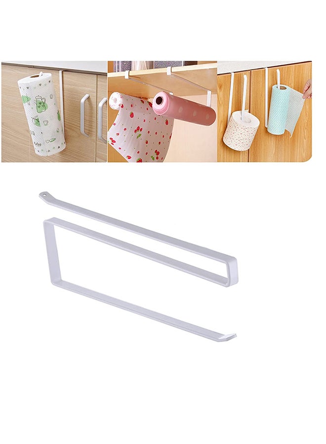 O Ozone Kitchen Tissue Holder Towel Rack Spoon Spatula Holder Storage Rack - White  - Image 1