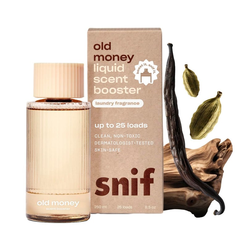 Snif Old Money Scent Booster, Rich and Cozy Scent, 25 Loads, Non-Irritating to Skin, Clean, Non-Toxic, Vegan, Cruelty Free, 8.5oz - Image 1