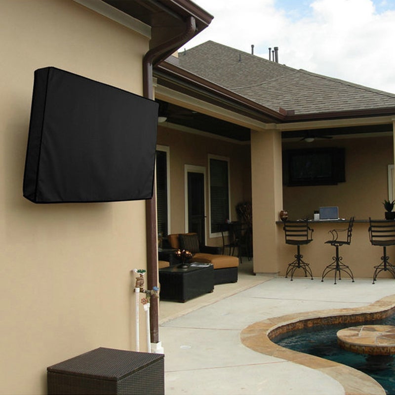 Outdoor TV Cover 40" - 42" Waterproof Television Protector Remote Control Pocket Bottom Cover for LED LCD Plasma Television Sets - Image 3