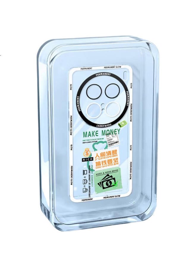 Xp Compatible Vivox100Ultra Phone Case Full Cover X100Ultra Transparent Soft Silicone Heat Dissipation Lens Protection Case For Men And Women Anti-Drop High-End Protective Cover - White Frame Good Men - Image 2