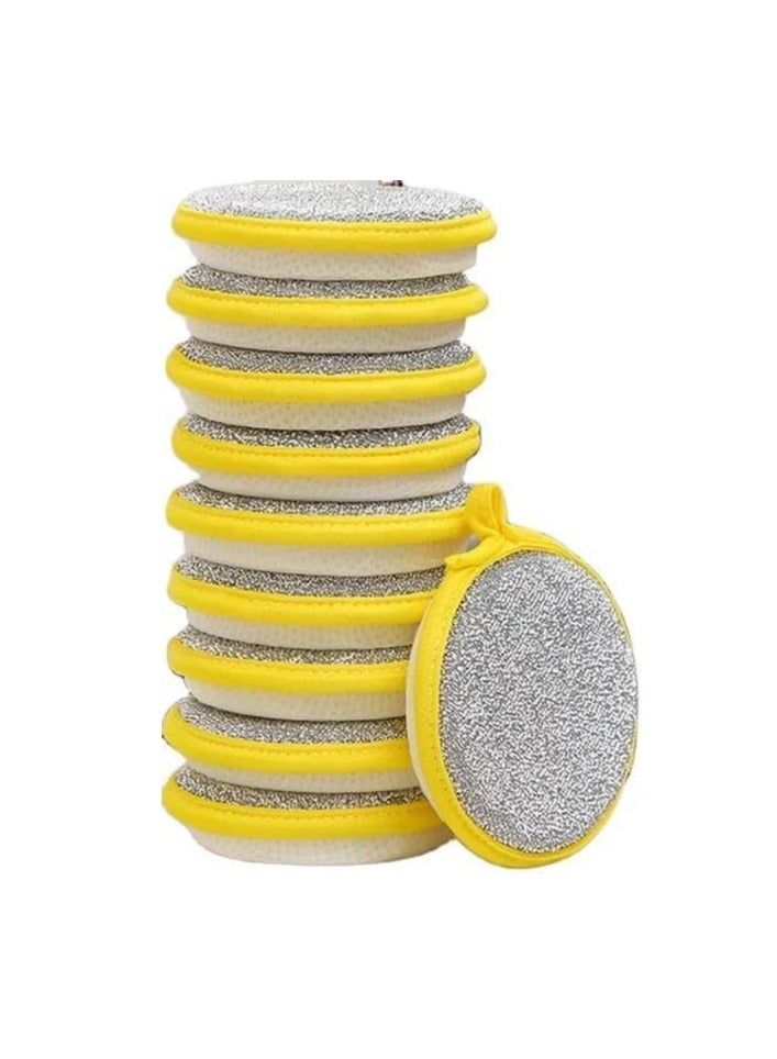Oasisgalore 10pcs Kitchen Dishwashing Sponge Houslhod Double -Sided Cleaning Sponge Kitchen Scrub Sponge，Cleaning Tool - Image 2