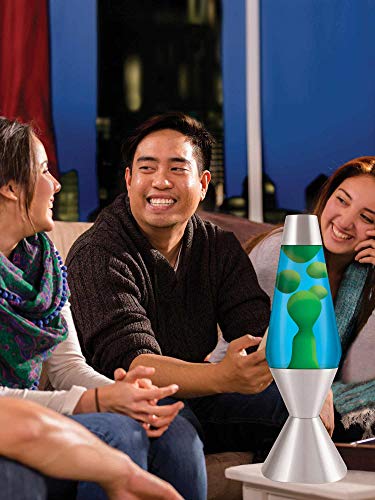 Lava Lite 5224 Lava Lamp, 52-ounce, Yellow/Blue/Silver - Image 4