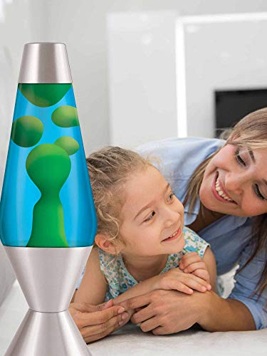 Lava Lite 5224 Lava Lamp, 52-ounce, Yellow/Blue/Silver - Image 5