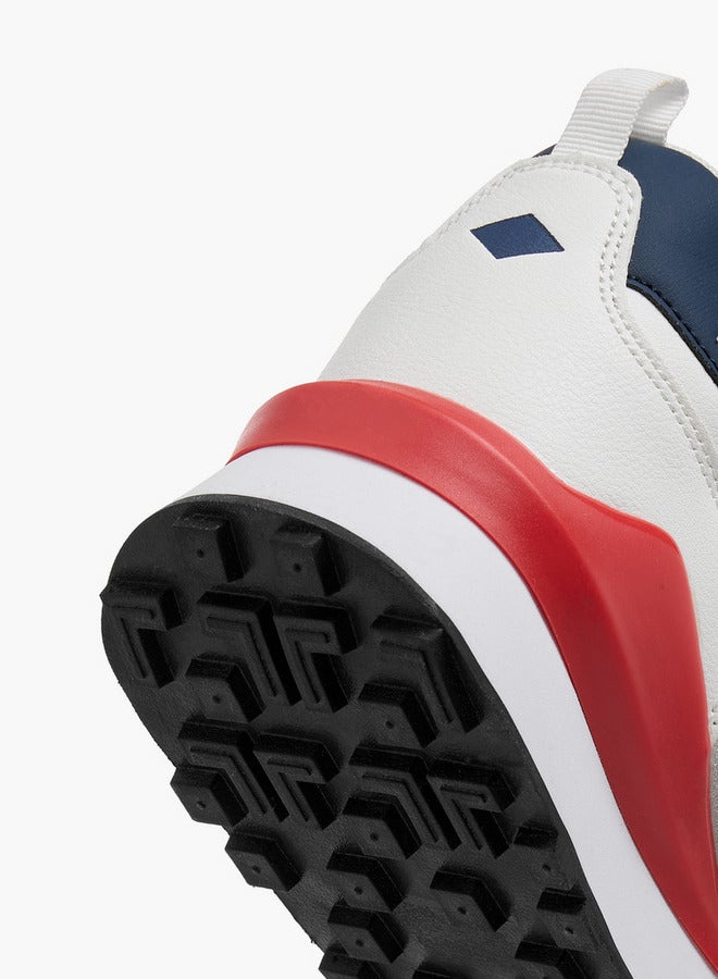 Lee Cooper Men's Panelled Sneakers with Lace-Up Closure - Image 5