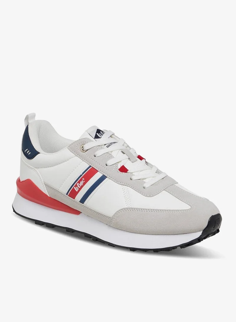 لي كوبر سنيكرز رجالي بألواح وإغلاق برباط