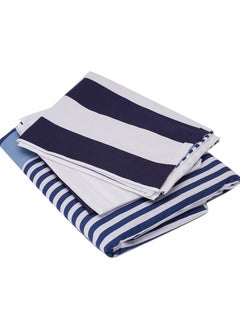 Home-Tex Design 3 Piece Hometex Design 100% Cotton King Size Printed Flat Sheet Set FEYDE - 1 Flat Sheet (240x260 cm) + 2 Pillow Covers (50x80 cm)  - Image 3