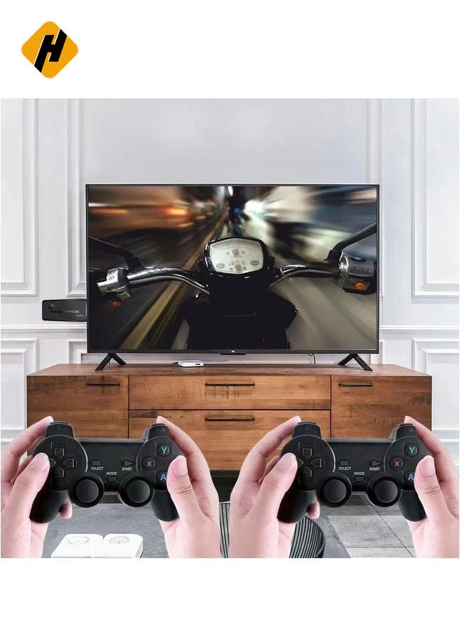 HuHa Wireless Game Console 2.4G HD Arcade PS1 Home TV Mini Game Console U Bao Retro Game Console Wireless Gamepad Controller 64G (new package)  - Image 2