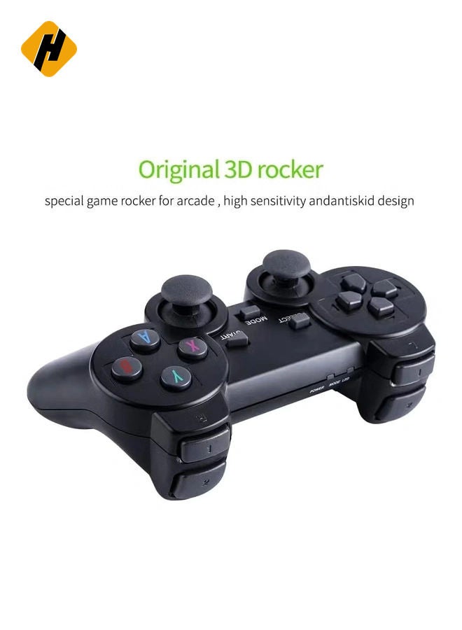 HuHa Wireless Game Console 2.4G HD Arcade PS1 Home TV Mini Game Console U Bao Retro Game Console Wireless Gamepad Controller 64G (new package)  - Image 4