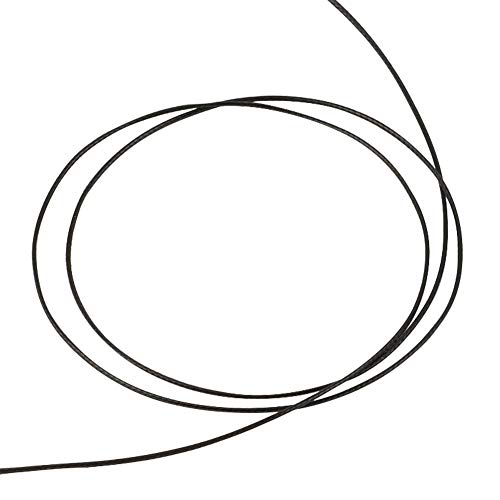 Mega Pet 200 Yards Korean Waxed Polyester Cords Black Braided Beading String Necklace Bracelet Wire Threads 0.5mm with Spool for Jewelry Making Macrame Supplies - Image 2