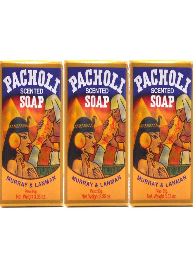 Murray & Lanman PATCHOULI SCENTED SOAP 3.3oz JABON de PACHOLI SAVON QTY-3 - Image 1