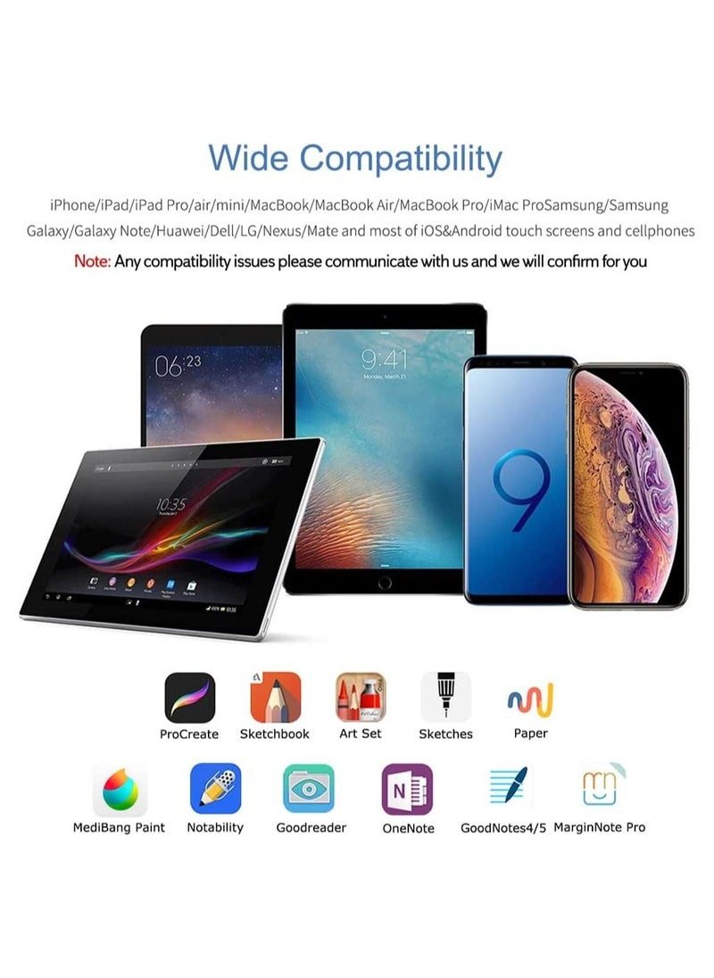 Active Stylus Compatible with iOS&Android Touch Screen, Digital Pen for iPad, Cellphone&Tablet, Stylus Pen for iPad, iPad Pro/Air/Mini  - Image 4