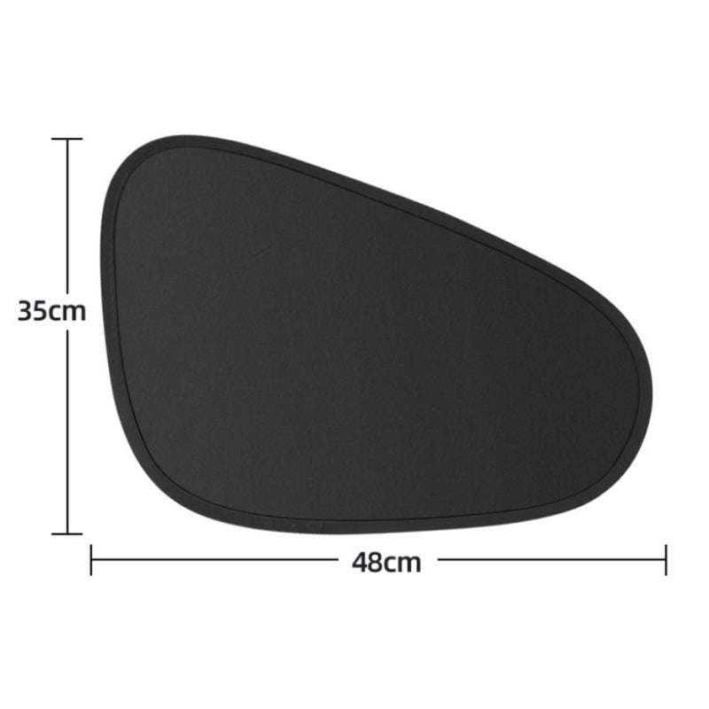 Car Sun Shades for Driver Side 2 Pack Summer Heat Insulation Static Cling Sun Visor - Image 4