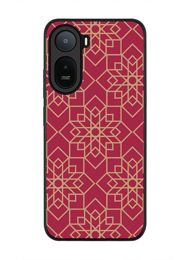 Stylizedd Rugged Case for Xiaomi Redmi A7 Pro 4G / Poco C81 / Poco C81 Pro / Poco C85x 5G- Slim Fit Hybrid Rubber Cover Ottoman Art