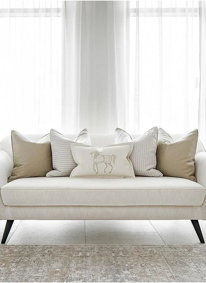 KNOT HOME Cushion Elgine Bundle (with filler) Pillow Knot Home Cover Set for Modern Sofa Contemporary Living Room Bedroom and Office Soft Washable