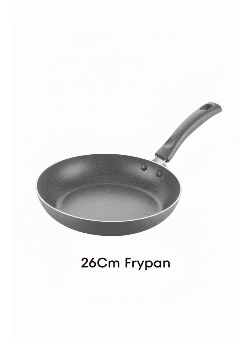 Bisbell 9-Piece Premium Granite Coated Non-Stick Cookware Set | Durable Casserole, Sauce Pan & Frypan Collection with Glass Lids | PFOA-Free Pots & Pans,BB2101 - Image 4