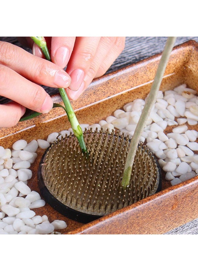 Groupcow - 2pcs Flower Frog Round Holder for Arrangements 2.4" Inch - Image 1