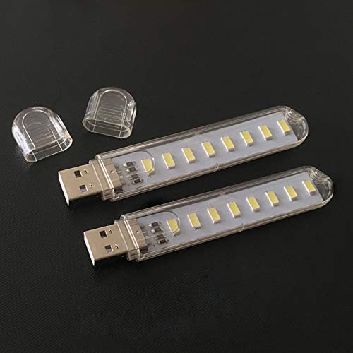 AYECEHI OUOU Mini Portable LED Night Light USB Keychain Lights for Reading Outdoor Powered Camping Lamp (3 Pack) - Image 3