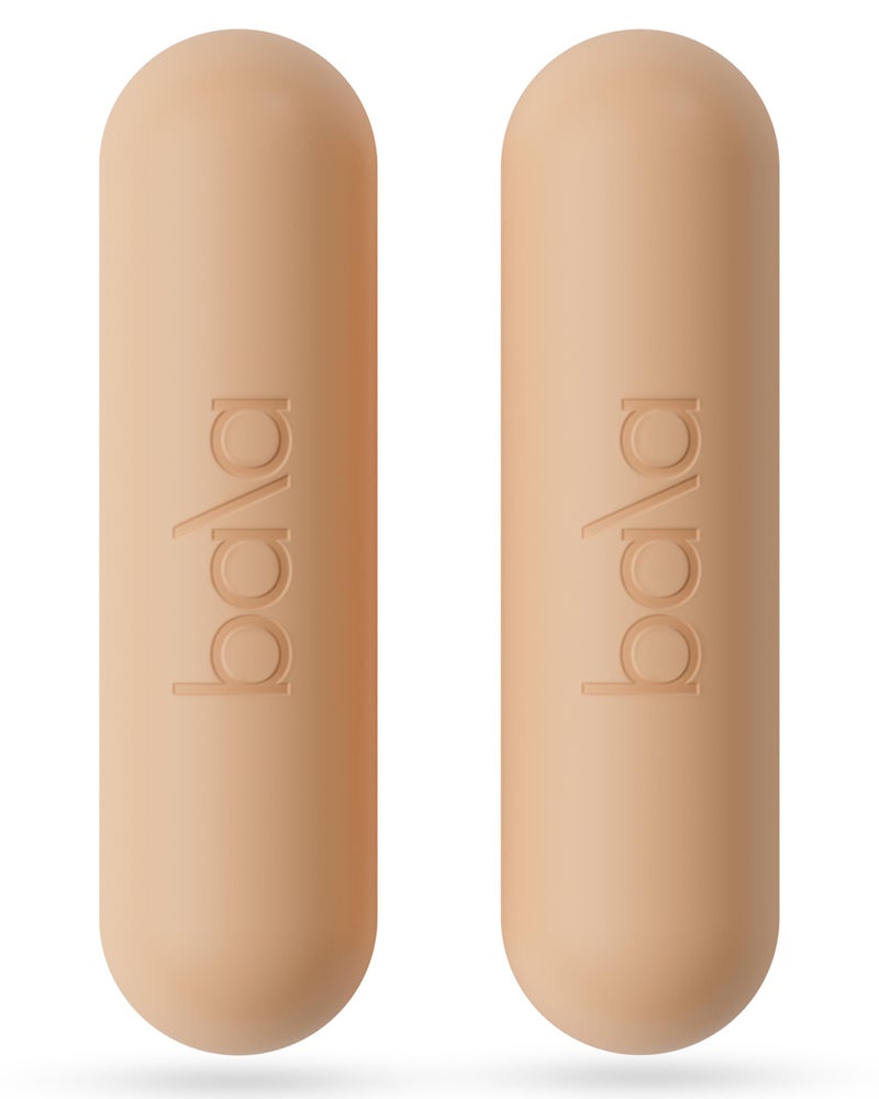 Bala Bars Dumbbell Set for Women & Men, 3lb Dumbbells (Sand) - Set of 2 Bars Designed for Walking, Strength Training, HIIT, Boxing & Aerobics - Dumbbell Weights for Working Out at Home - Image 1