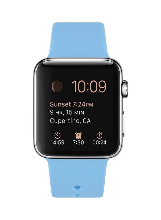 BGM Replacement Band for Apple Watch Series 1/2/3/4/5/6/SE 38/40mm Blue - Image 2